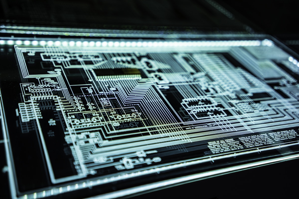 Close-up view of a high-tech computer interface displaying cyber security data, enhancing digital protection.